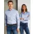 Férfi hosszú ujjú Ing Kustom Kit Slim Fit Stretch Oxford Shirt LS XS, Világos kék