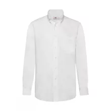 Férfi hosszú ujjú Ing Fruit of the Loom Oxford Shirt LS M, Fehér