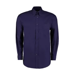 Férfi hosszú ujjú Ing Kustom Kit Classic Fit Premium Oxford Shirt S, Midnight Sötétkék (navy)