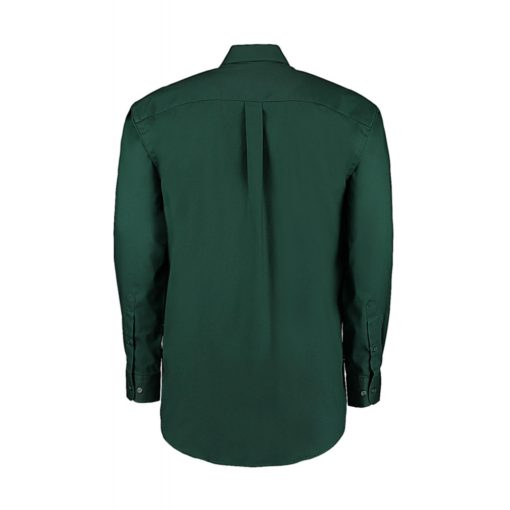 Férfi hosszú ujjú Ing Kustom Kit Classic Fit Premium Oxford Shirt S, Sötétzöld
