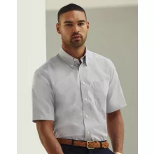 Férfi rövid ujjú Ing Fruit of the Loom Oxford Shirt S, Fehér