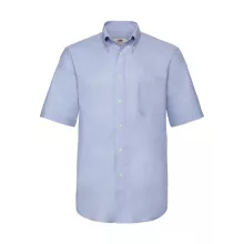 Férfi rövid ujjú Ing Fruit of the Loom Oxford Shirt S, Oxford kék