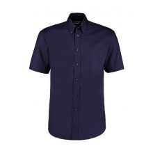 Férfi rövid ujjú Ing Kustom Kit Classic Fit Premium Oxford Shirt SSL S, Midnight Sötétkék (navy