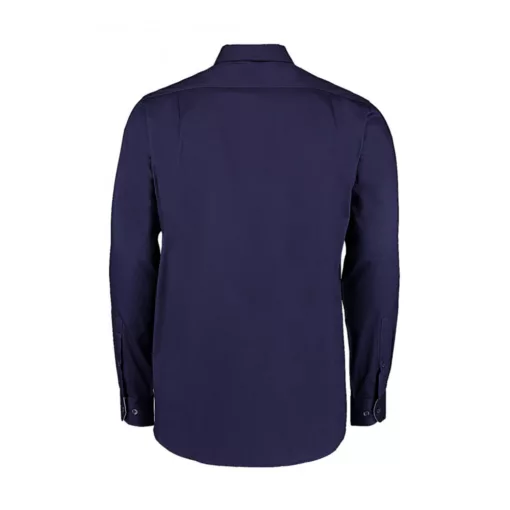 Férfi hosszú ujjú Ing Kustom Kit Tailored Fit Premium Contrast Oxford Shirt S, Sötétkék navy/vi
