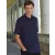 Férfi rövid ujjú Ing Fruit of the Loom Poplin Shirt L (43), Sötétkék (navy)