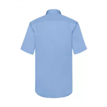Férfi rövid ujjú Ing Fruit of the Loom Poplin Shirt S (39), Mid kék