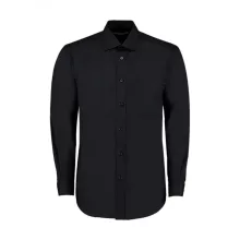 Férfi hosszú ujjú Ing Kustom Kit Classic Fit Business Shirt XL, Fekete