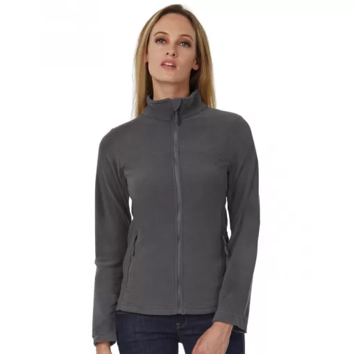 Női hosszú ujjú kabát B and C Coolstar/women Fleece Full Zip XS, Fekete