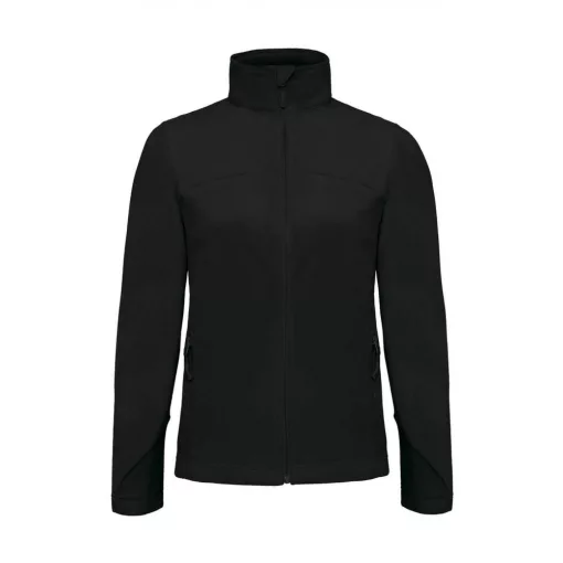 Női hosszú ujjú kabát B and C Coolstar/women Fleece Full Zip XL, Fekete