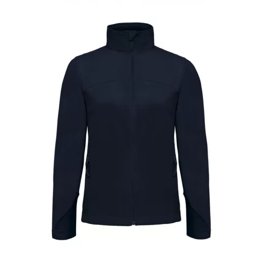 Női hosszú ujjú kabát B and C Coolstar/women Fleece Full Zip S, Sötétkék (navy)