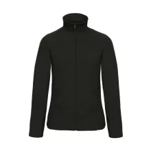 Női hosszú ujjú polár B and C ID.501/women Micro Fleece Full Zip XL, Fekete