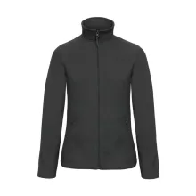Női hosszú ujjú polár B and C ID.501/women Micro Fleece Full Zip XL, Sötétszürke