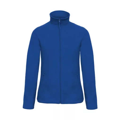 Női hosszú ujjú polár B and C ID.501/women Micro Fleece Full Zip XL, Királykék