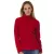 Női hosszú ujjú polár B and C ID.501/women Micro Fleece Full Zip XL, Piros