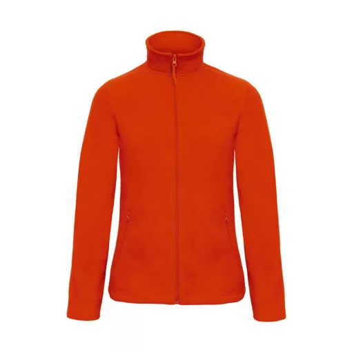Női hosszú ujjú polár B and C ID.501/women Micro Fleece Full Zip 2XL, Sütőtök sárga
