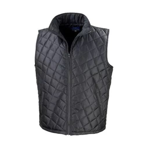 Uniszex Kabát Kapucnis  Result 3 in 1 Jacket with quilted Bodywarmer -XL, Fekete
