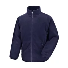 Uniszex Kabát  Hosszú ujjú Result Core Polartherm Quilted Winter Fleece -XL, Sötétkék (navy)