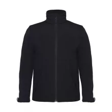 Gyerek kapucnis kabát B and C Hooded Softshell/kids 11/12 (146/152), Fekete