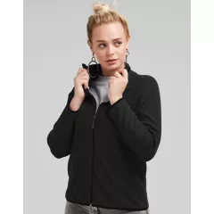 Női hosszú ujjú kabát SG Ladies' Full Zip Microfleece XS, Szénszürke