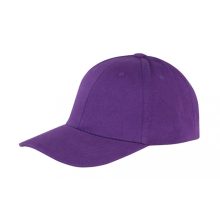 Uniszex sapka Result Caps Memphis 6-Panel Low Profile Cap Egy méret, Lila
