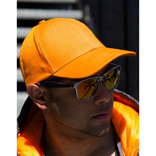 Uniszex sapka Result Caps Memphis 6-Panel Low Profile Cap Egy méret, Lila