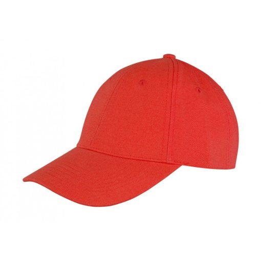 Uniszex sapka Result Caps Memphis 6-Panel Low Profile Cap Egy méret, Piros