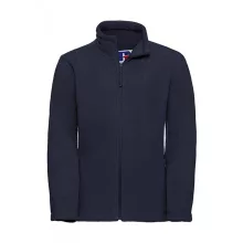 Gyerek hosszú ujjú kabát Russell Europe Kids' Full Zip Outdoor Fleece XL (140/9-10), Sötétkék (