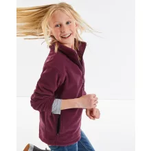 Gyerek hosszú ujjú kabát Russell Europe Kids\' Full Zip Outdoor Fleece 2XL (152/11-12), Sötétkék