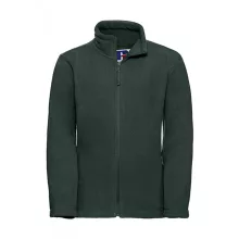 Gyerek hosszú ujjú kabát Russell Europe Kids' Full Zip Outdoor Fleece M (116/5-6), Sötétzöld
