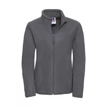 Női hosszú ujjú polár Russell Europe Ladies' Full Zip Outdoor Fleece XS, Konvoj szürke
