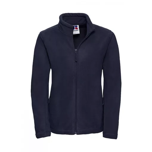Női hosszú ujjú polár Russell Europe Ladies' Full Zip Outdoor Fleece 2XL, Sötétkék (navy)