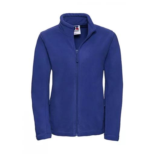 Női hosszú ujjú polár Russell Europe Ladies' Full Zip Outdoor Fleece L, Világos királykék