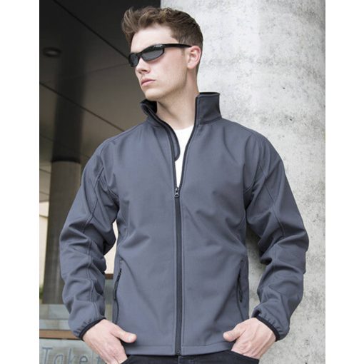 Férfi Softshell  Hosszú ujjú Result Printable Softshell Jacket Sárga/Fekete