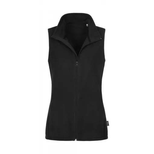 Női ujjatlan mellény Stedman Fleece Vest Women S, Opál fekete