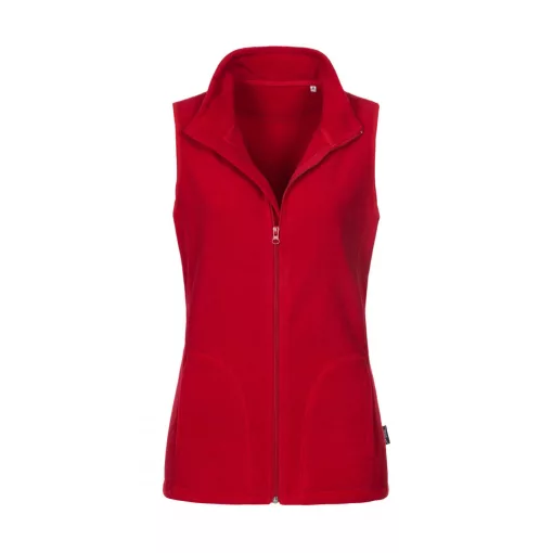 Női ujjatlan mellény Stedman Fleece Vest Women S, Piros