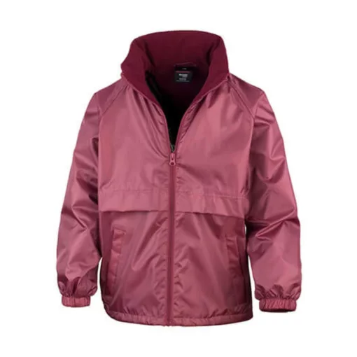 Gyerek Kabát Kapucnis Hosszú ujjú Result CORE Junior Microfleece Lined Jacket