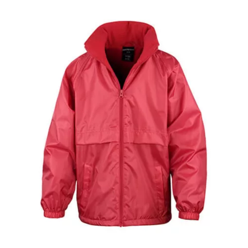 Gyerek Kabát Kapucnis Hosszú ujjú Result CORE Junior Microfleece Lined Jacket -XXL (13-14), Fek