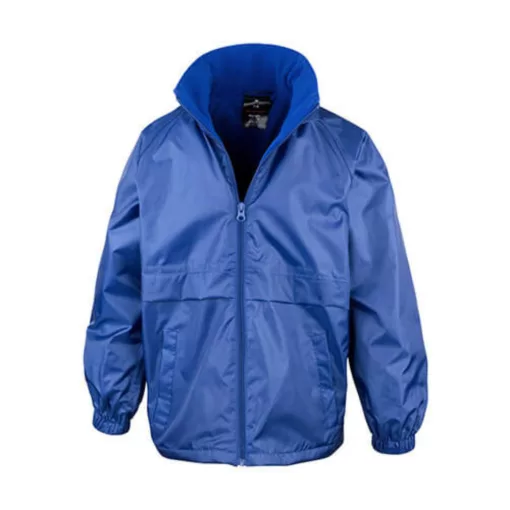 Gyerek Kabát Kapucnis Hosszú ujjú Result CORE Junior Microfleece Lined Jacket -M (7-8), Királyk