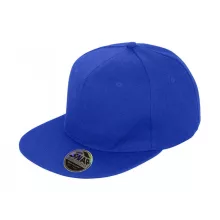 Uniszex sapka Result Caps Bronx Original Flat Peak Snap Back Cap Egy méret, Zafírkék