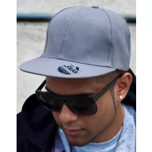 Uniszex sapka Result Caps Bronx Original Flat Peak Snap Back Cap Egy méret, Zafírkék