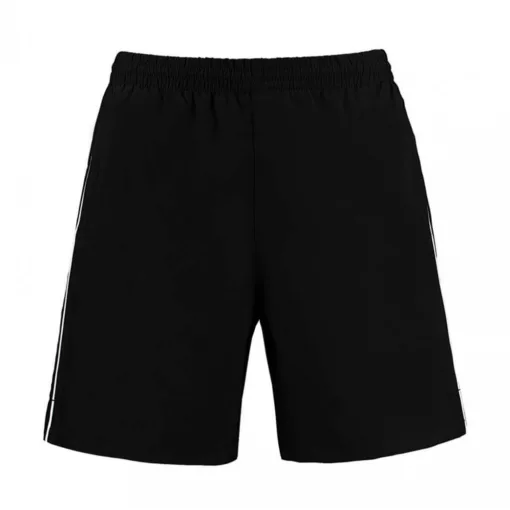 Férfi rövidnadrág Kustom Kit Classic Fit Track Short S, Fekete/Fehér