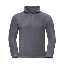 Uniszex hosszú ujjú felső Russell Europe Quarter Zip Outdoor Fleece 2XL, Konvoj szürke