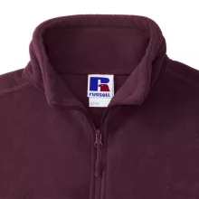 Uniszex hosszú ujjú felső Russell Europe Quarter Zip Outdoor Fleece S, Piros