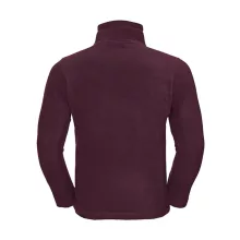 Uniszex hosszú ujjú felső Russell Europe Quarter Zip Outdoor Fleece XS, Burgundi vörös