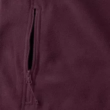 Uniszex hosszú ujjú felső Russell Europe Quarter Zip Outdoor Fleece L, Sötétzöld