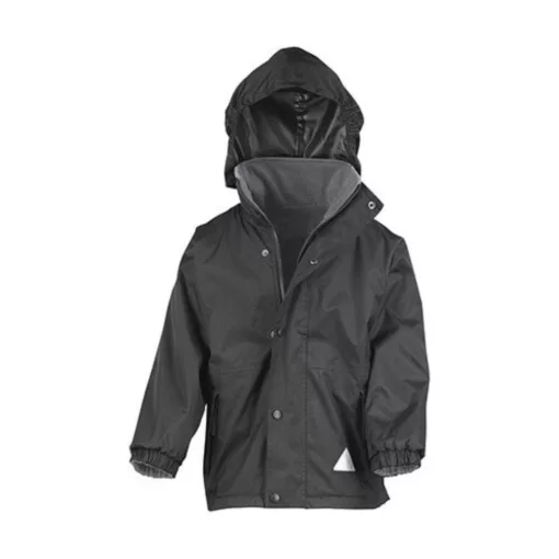 Gyerek Kabát Kapucnis Hosszú ujjú Result Junior Reversible Stormproof Jacket -2XS (2-3), Király