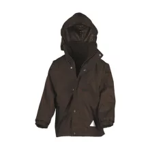 Gyerek Kabát Kapucnis Hosszú ujjú Result Junior Reversible Stormproof Jacket -XXL (13-14), Barn