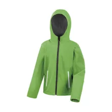 Gyerek Kabát Kapucnis Hosszú ujjú Result Kids TX Performance Hooded Softshell Jacket -XS (3-4),