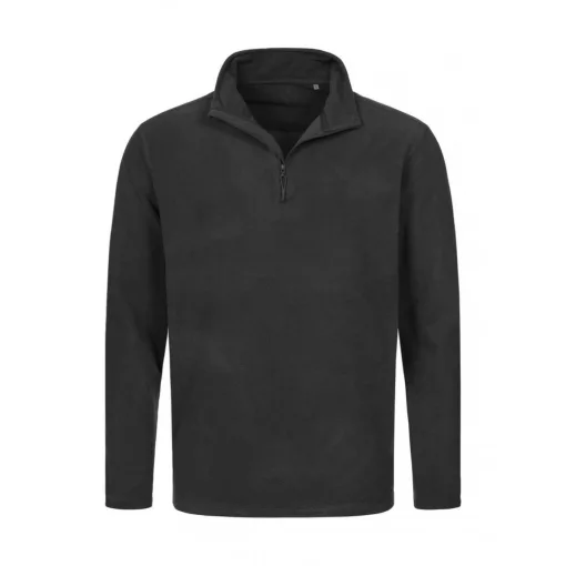 Férfi hosszú ujjú polár Stedman Fleece Half-Zip M, Szürke acél