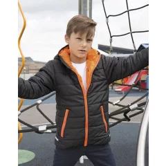 Gyerek Kabát Kapucnis Hosszú ujjú Result Junior/Youth Padded Jacket